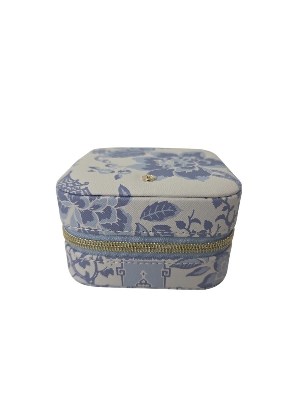 Spartina 449 Jewelry Travel Case With Mirror Garden Toile NWOT